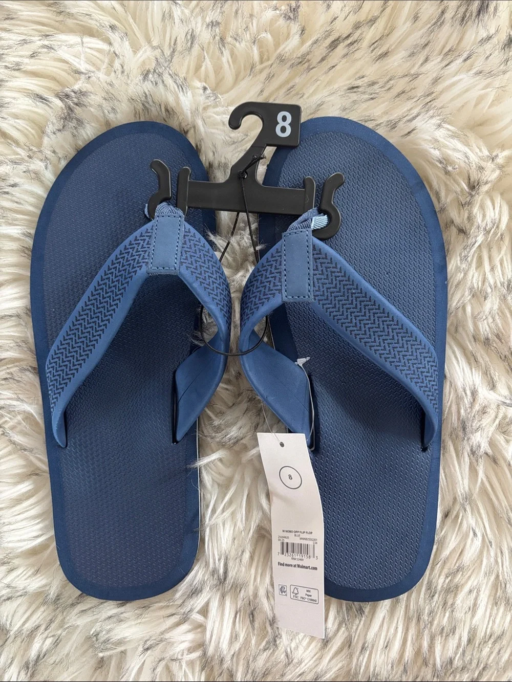 NWT Men's Ocean Flip Flop Sandals Size 8